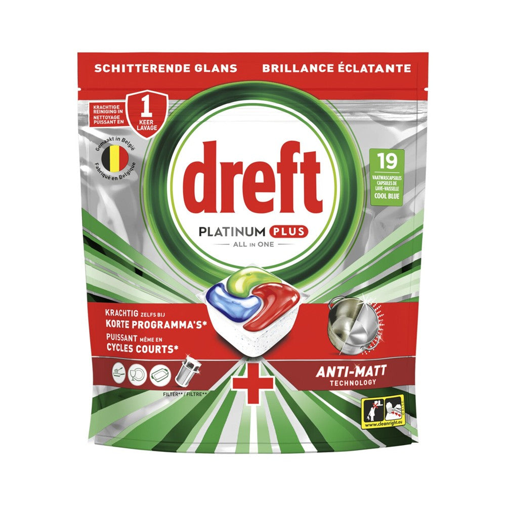 Dreft - Afwasmiddel - Pods - Original - All-in-1 - 19Wb/295g