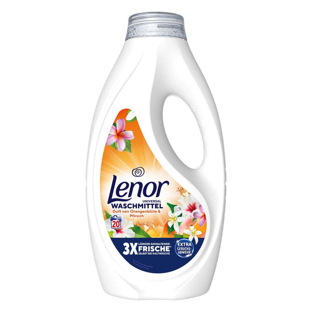 Lenor - Wasmiddel - Vloeibaar - Orange Blossom & Peach - 20Wb/900ml