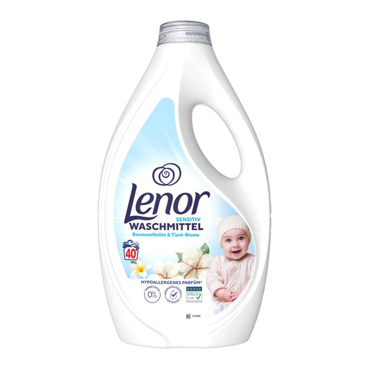 Lenor - Wasmiddel - Vloeibaar - Sensitive - 40Wb/1800ml