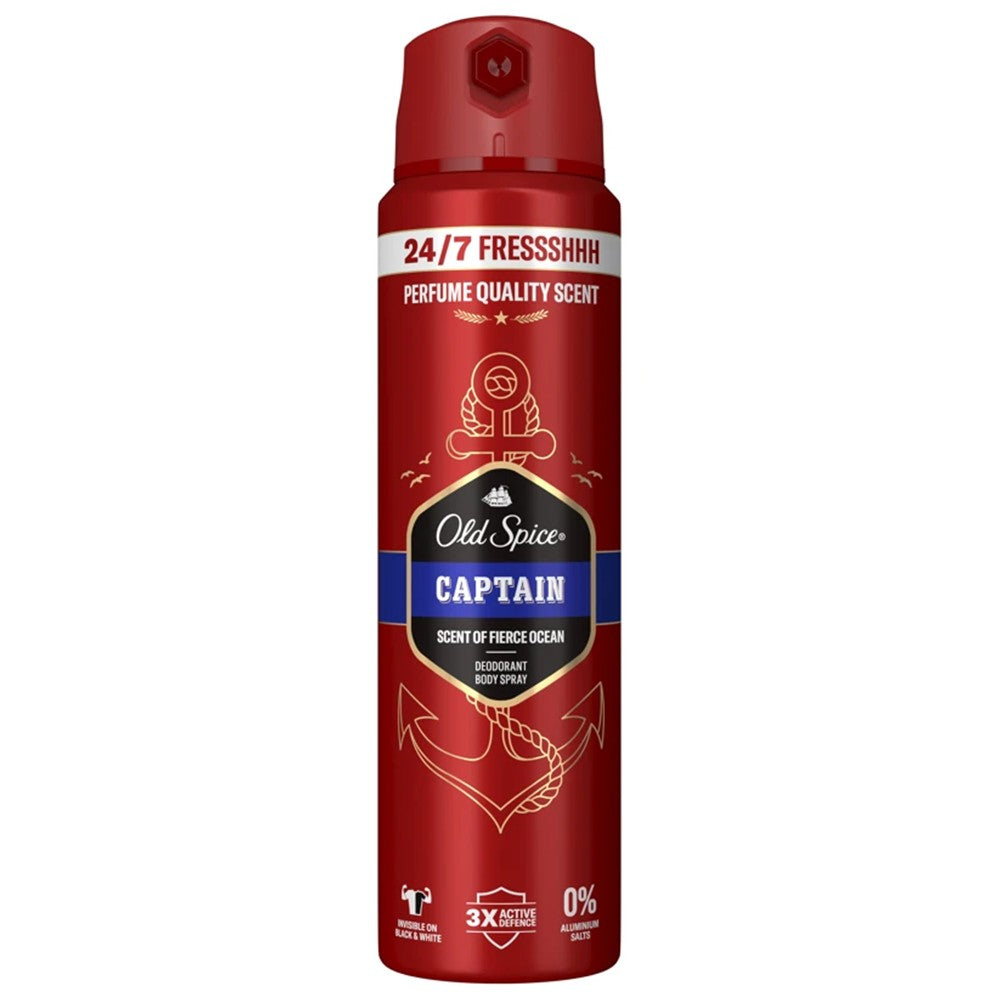 Old Spice - Deodorant - Body Spray - Captain - 150ml