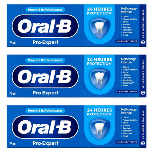 Oral B - Tandpasta - Pro Expert - Intense Cleaning - 3x75ml