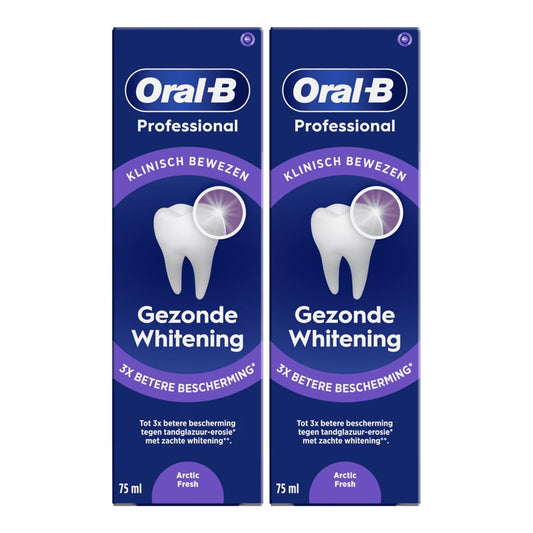 Oral B Professional - Tandpasta - Healty Whitening - Arctic Fresh - 2 x 75ml