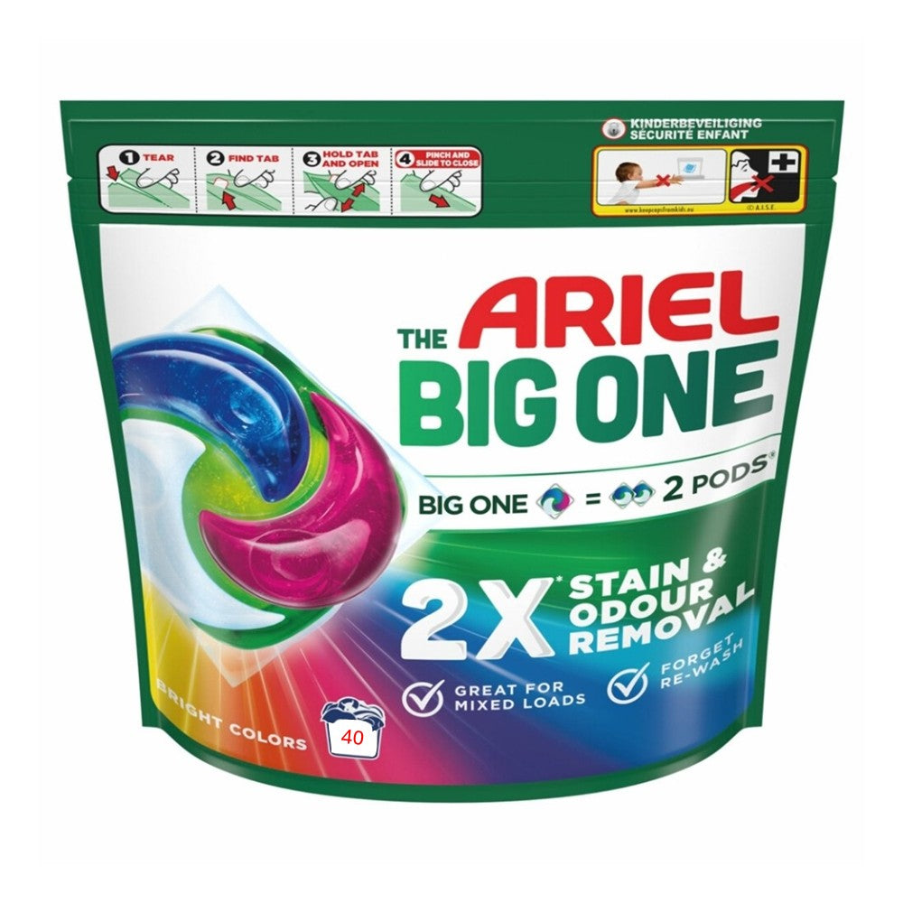 Ariel - Wasmiddel - Pods - Color - Bright Colors - 2x Stain & Odour Removal - 40Wb/1452