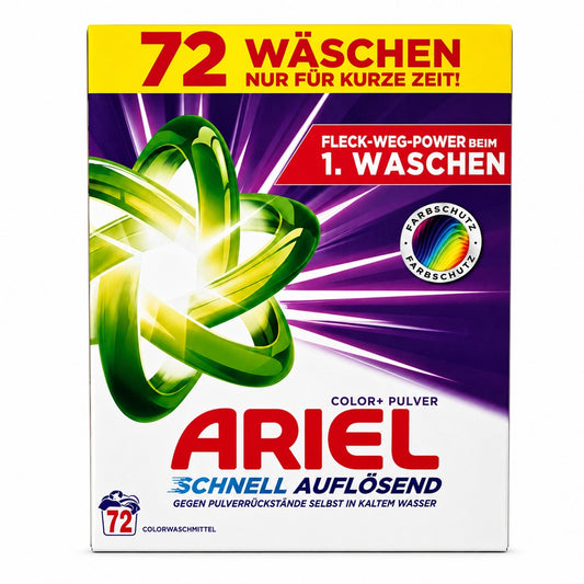 Ariel - Wasmiddel - Waspoeder - Color+ - 72Wb/3960g