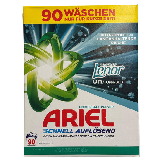 Ariel - Wasmiddel - Waspoeder - Touch of Lenor Unstoppables - 90Wb/4950g