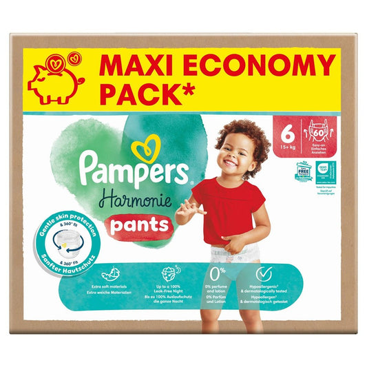 Pampers Harmonie - Luiers - Size 6 - 15+kg - Pants - 60 Stuks