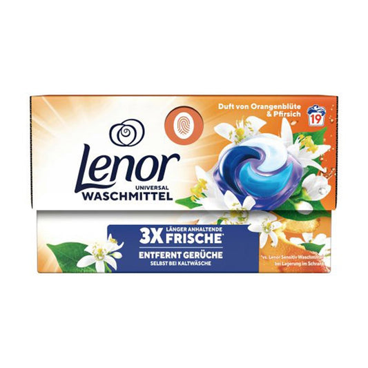 Lenor - Wasmiddel - Pods - Orange Blossom & Peach - 19Wb/372g