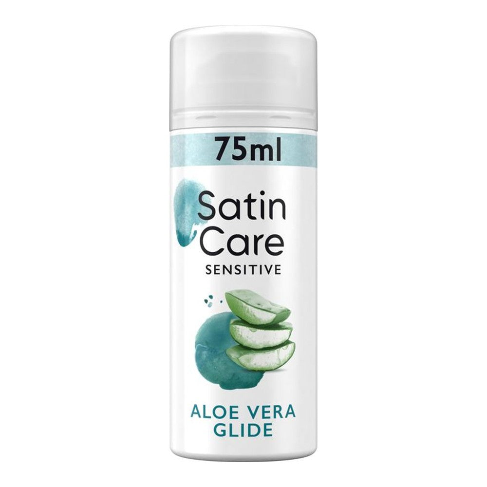 Gillette Satin Care - Scheergel - Sensitive - Aloe Vera - 75ml