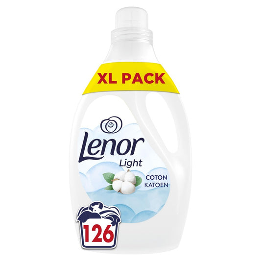 Lenor - Wasverzachter - Vloeibaar - Light - Cotton - 126Wb/2.65L