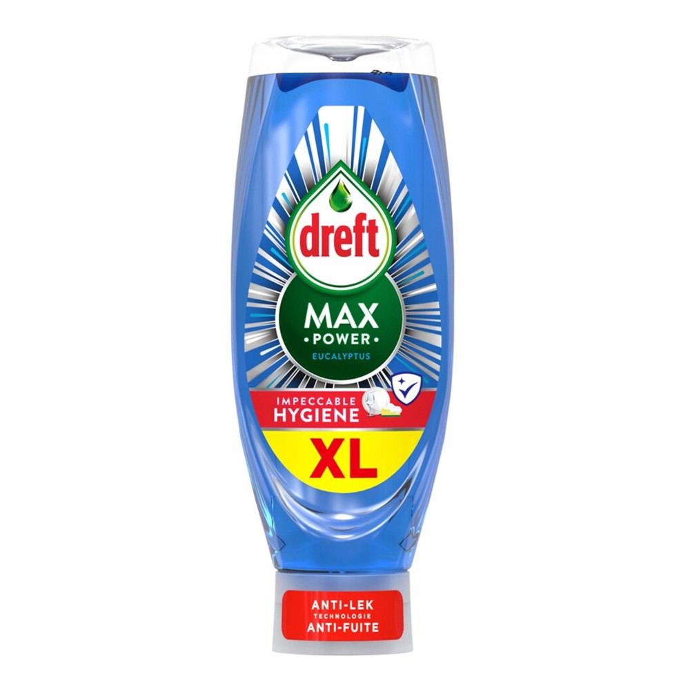 Dreft - Afwasmiddel - Vloeibaar - Max Power Eucalyptus - XL - 730ml