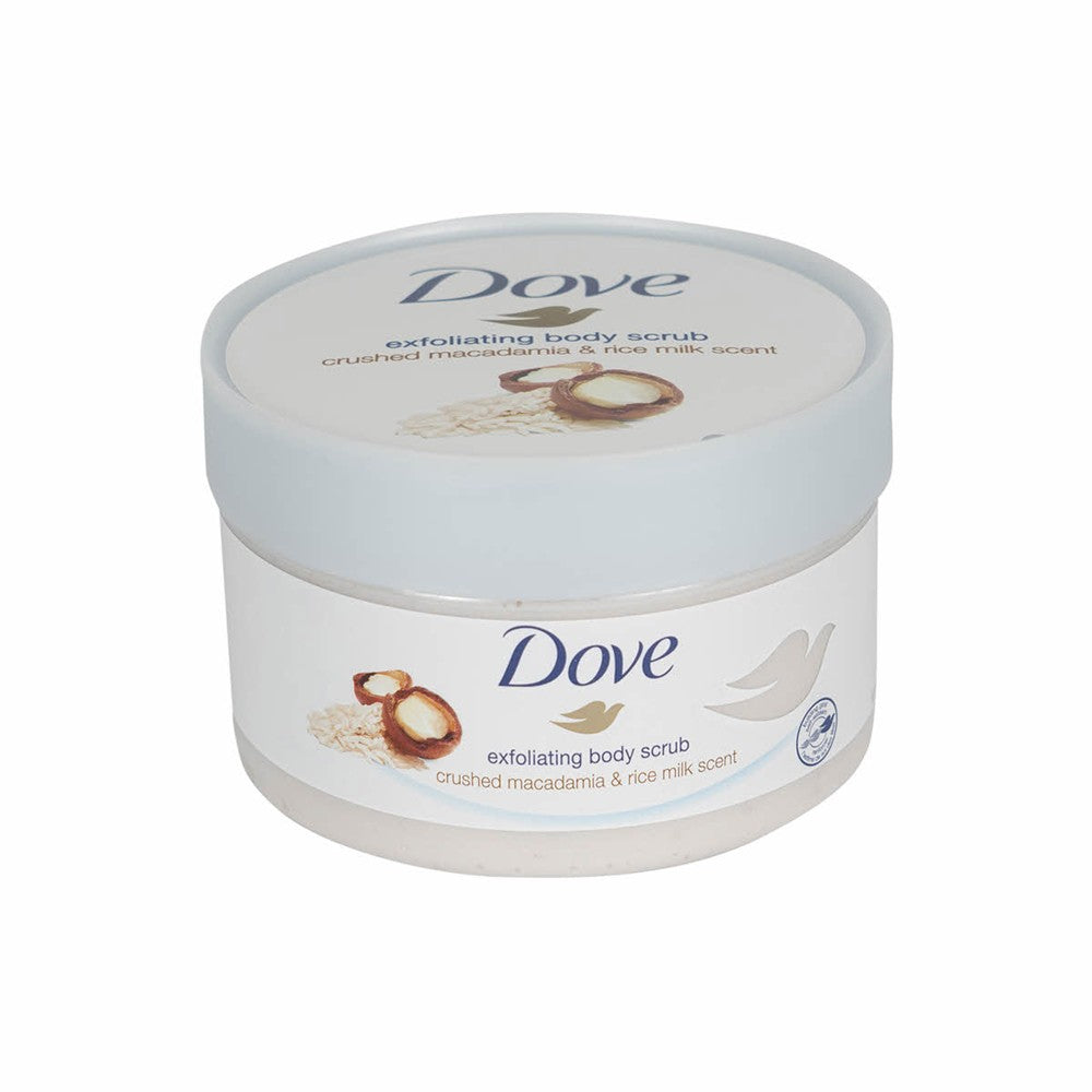 Dove - Bodyscrub - Crushed Macadamia & Rice Milk Scent - 225ml