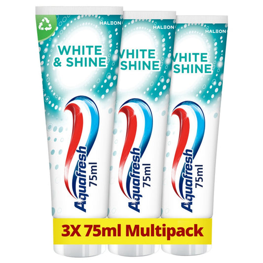 Aquafresh - Tandpasta - White & Shine - 3x75ml