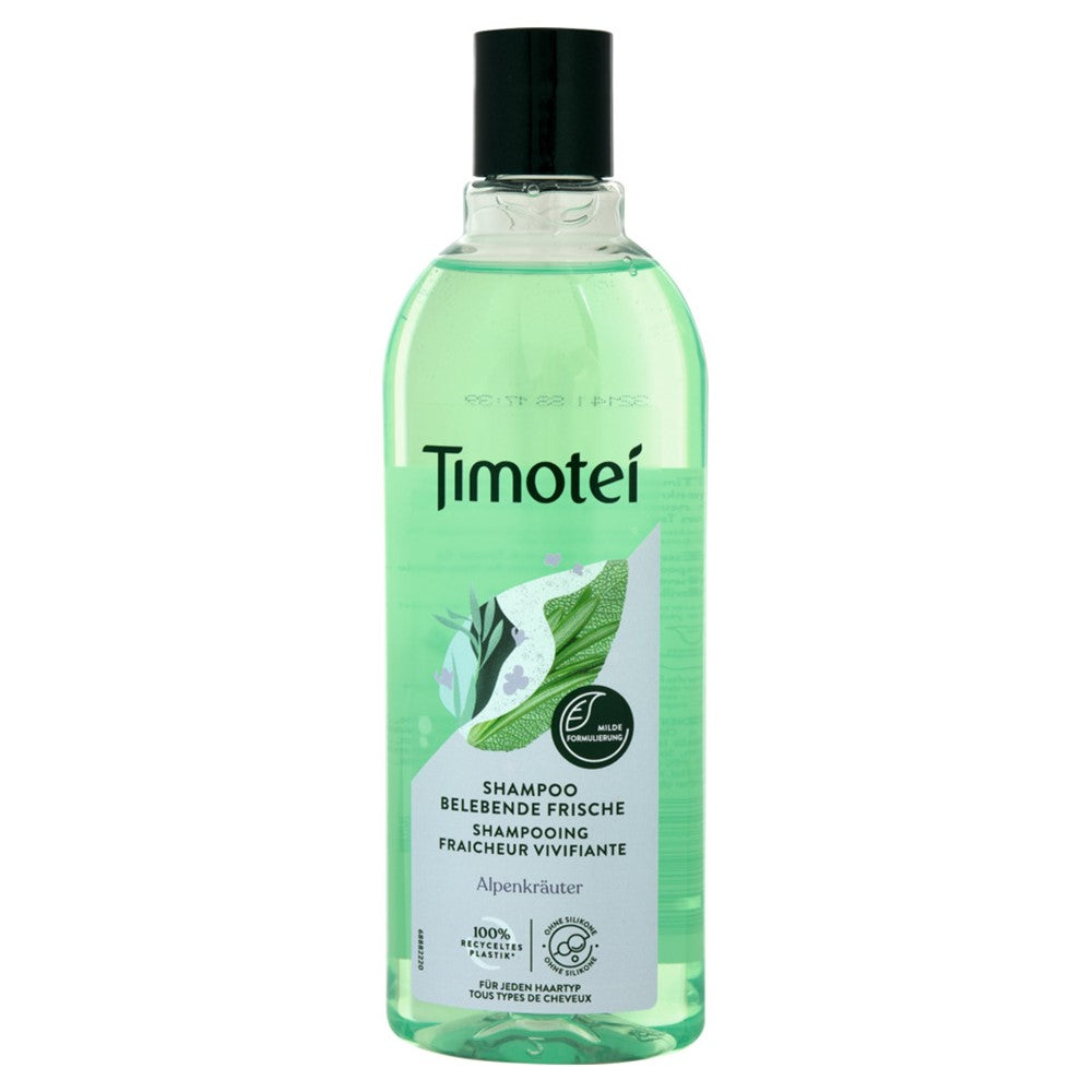 Timotei - Shampoo - Invigorating Freshness - Alpine Herbs - 300ml