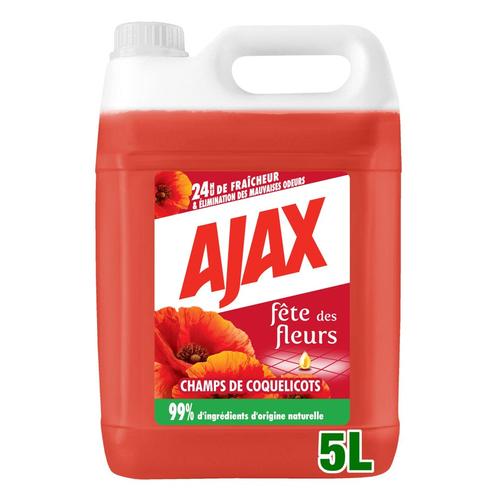 Ajax - Allesreiniger - Rode Bloemen - 5L