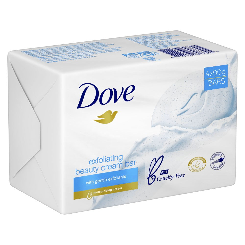 Dove - Zeeptablet - Beauty Cream Bar - Gentle Exfoliating - 4x90g