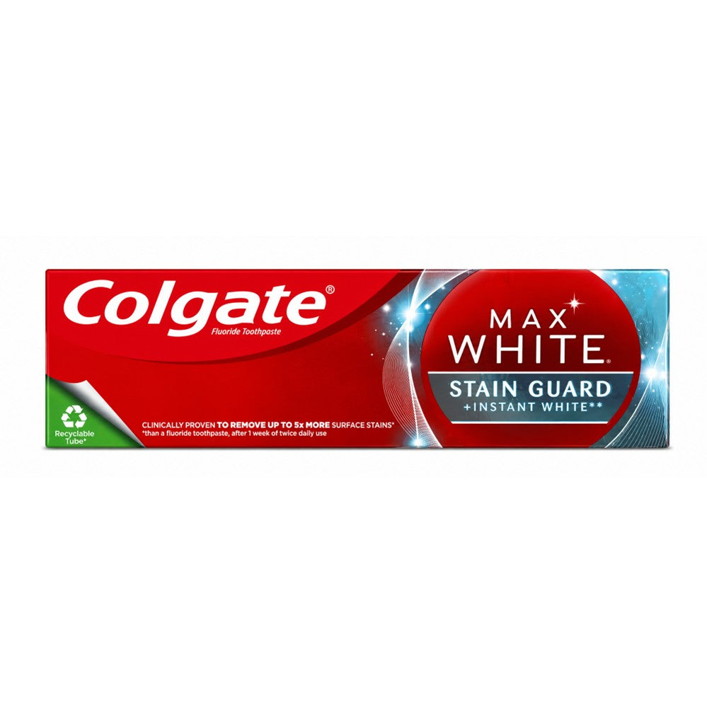 Colgate - Tandpasta - Max White - Stain Guard + Instant White - 50ml