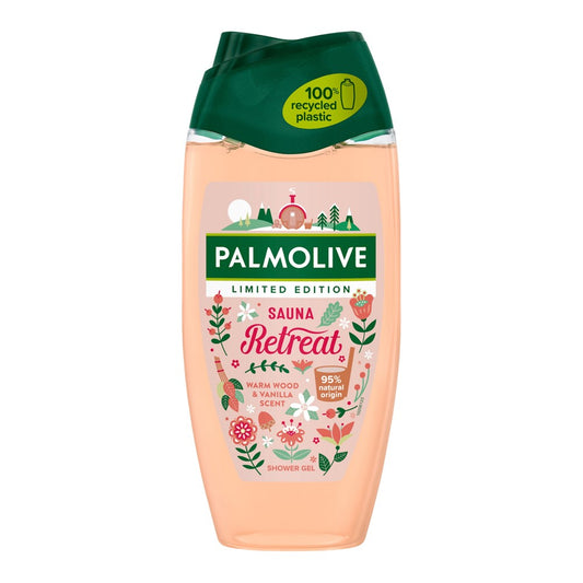 Palmolive Limited Edition - Douchegel - Sauna Retreat - Warm Wood & Vanilla Scent - 250ml