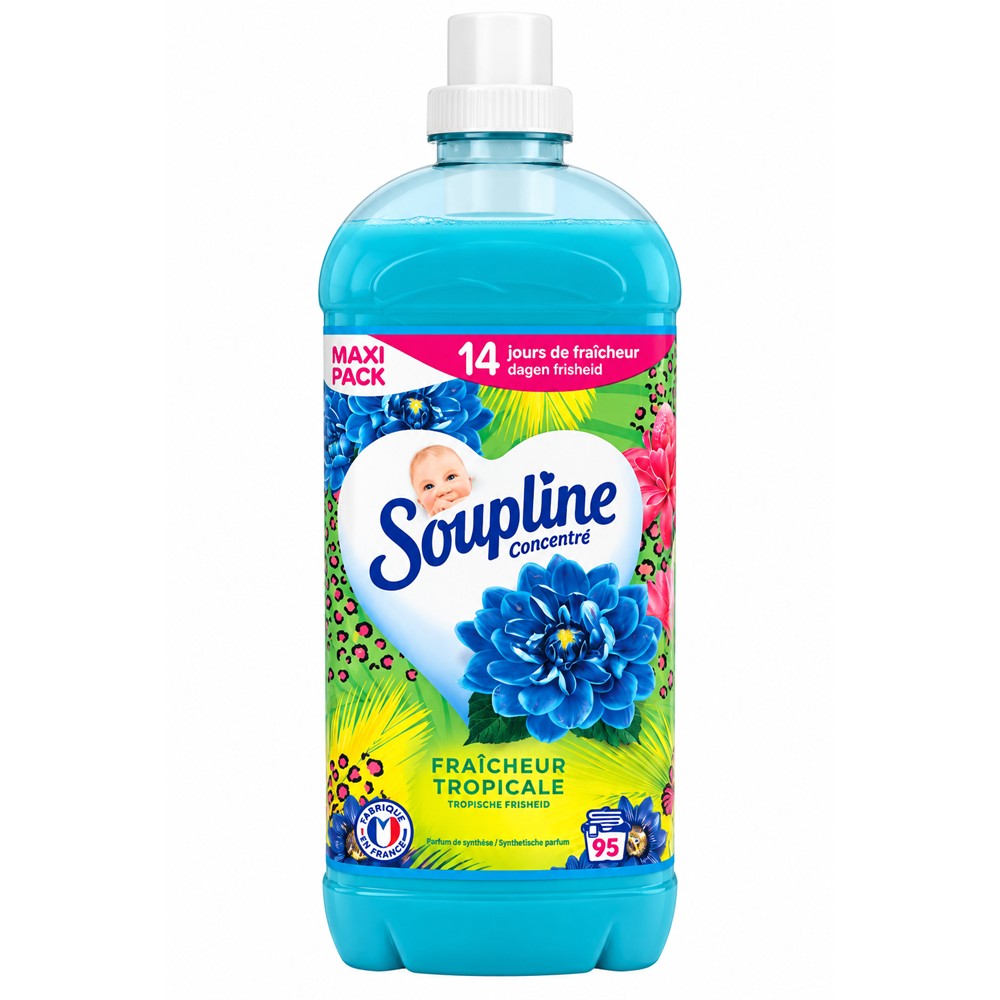 Soupline - Wasverzachter - Paradise Blue - 95Wb/2000ml