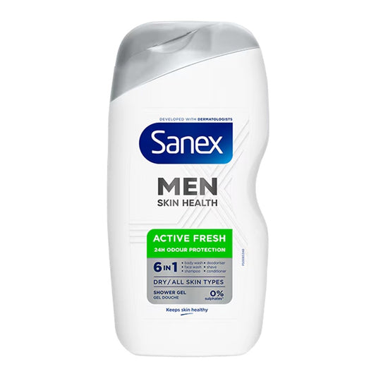 Sanex Men - Douchegel - Skin Health - Active Fresh - 400ml