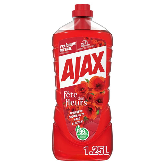 Ajax - Allesreiniger - Rode Bloemen - 1.25L