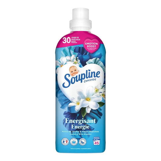 Soupline - Wasverzachter - Vloeibaar - Energie - Jasmijn & Witte Bloemen - 45Wb/950ml