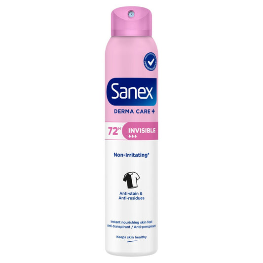 Sanex - Deodorant - Spray - Derma Care+ - Invisible - 72h - 200ml