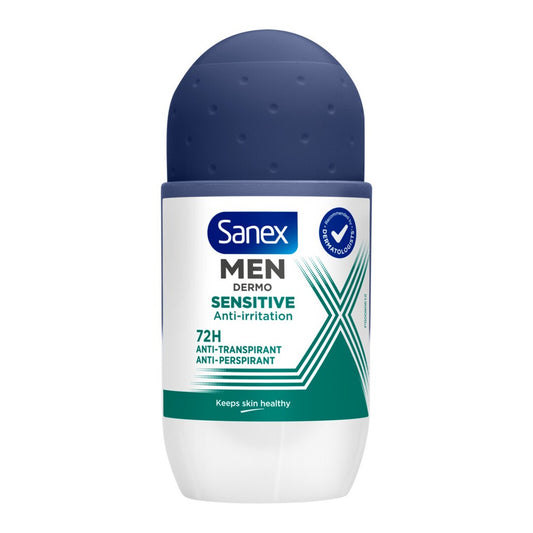Sanex Men Dermo - Deodorant - Roller - Sensitive - Anti-Irritation - 50ml