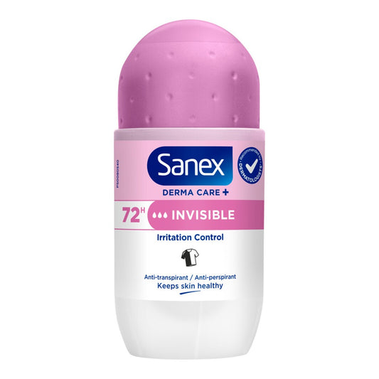 Sanex Derma Care + - Deodorant - Roller - Invisible - Irritation Control - 53ml