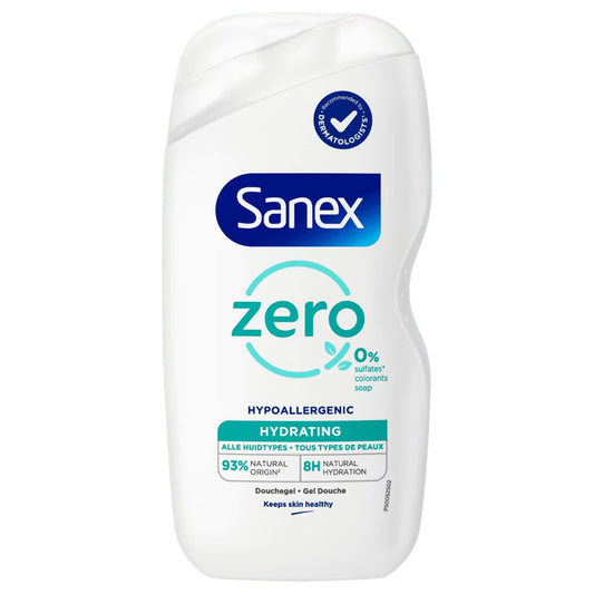 Sanex - Douchegel - Zero% - Hydrating - 400ml