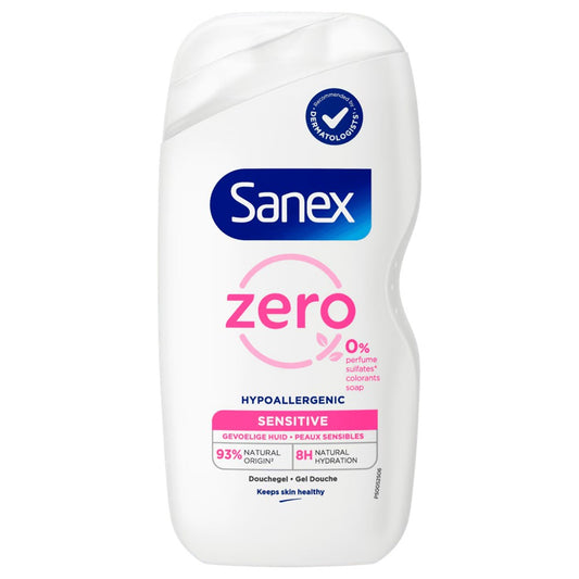 Sanex - Douchegel - Zero% - Hypoallergenic - Sensitive - 400ml