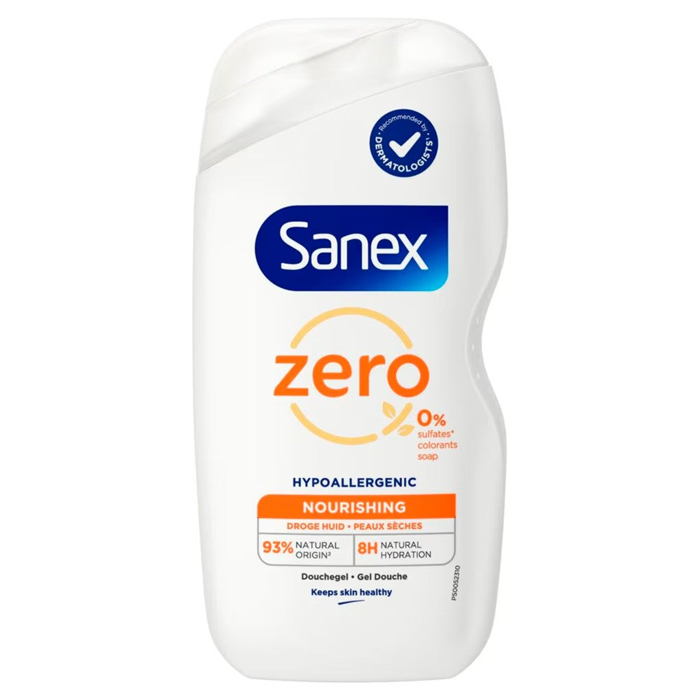 Sanex - Douchegel - Zero% - Hypoallergenic - Nourishing - 400ml