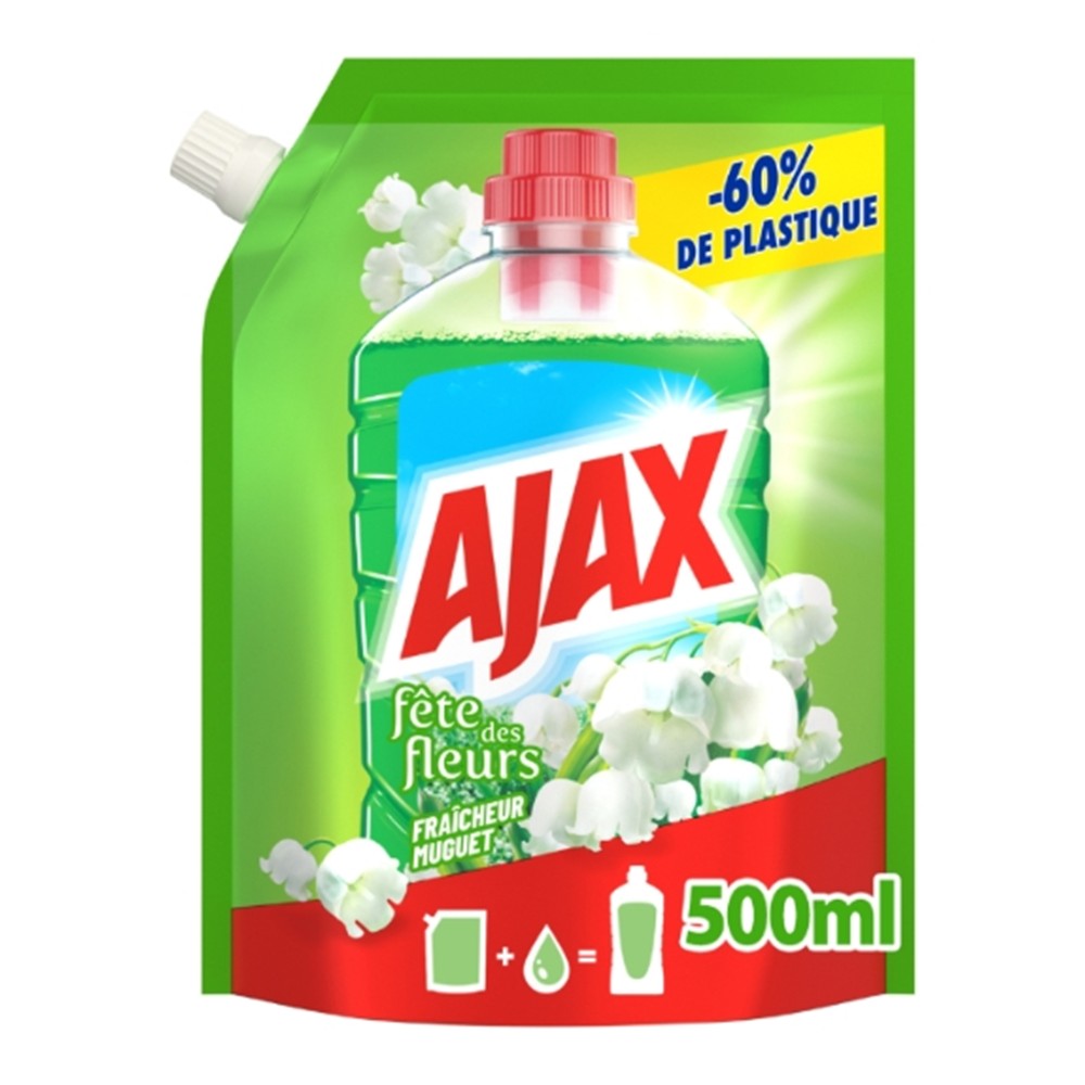 Ajax - Allesreiniger - Navulling - Lentebloem - 500ml