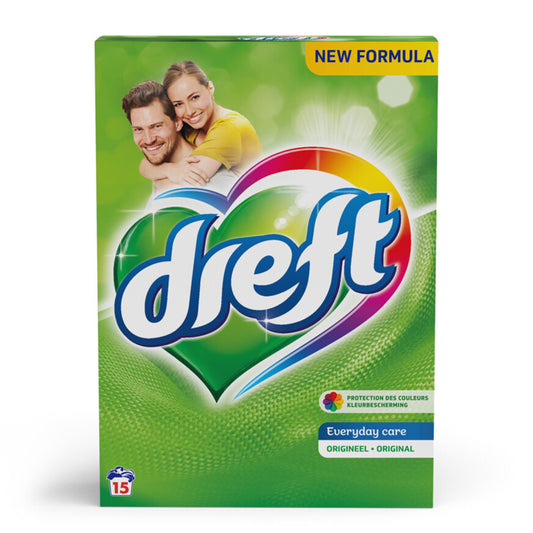 Dreft - Wasmiddel - Waspoeder - Normaal - 15Wb/1050g