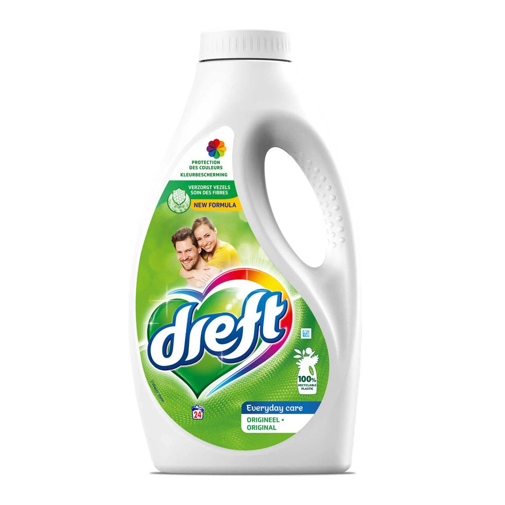 Dreft - Wasmiddel - Vloeibaar - Everyday Care - Origineel - 24Wb/1.2L