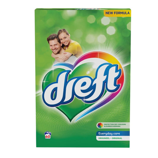 Dreft - Wasmiddel - Waspoeder - Origineel - 60Wb/3.9kg