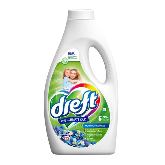 Dreft - Wasmiddel - Vloeibaar - Morning Freshness - 32Wb/1440ml