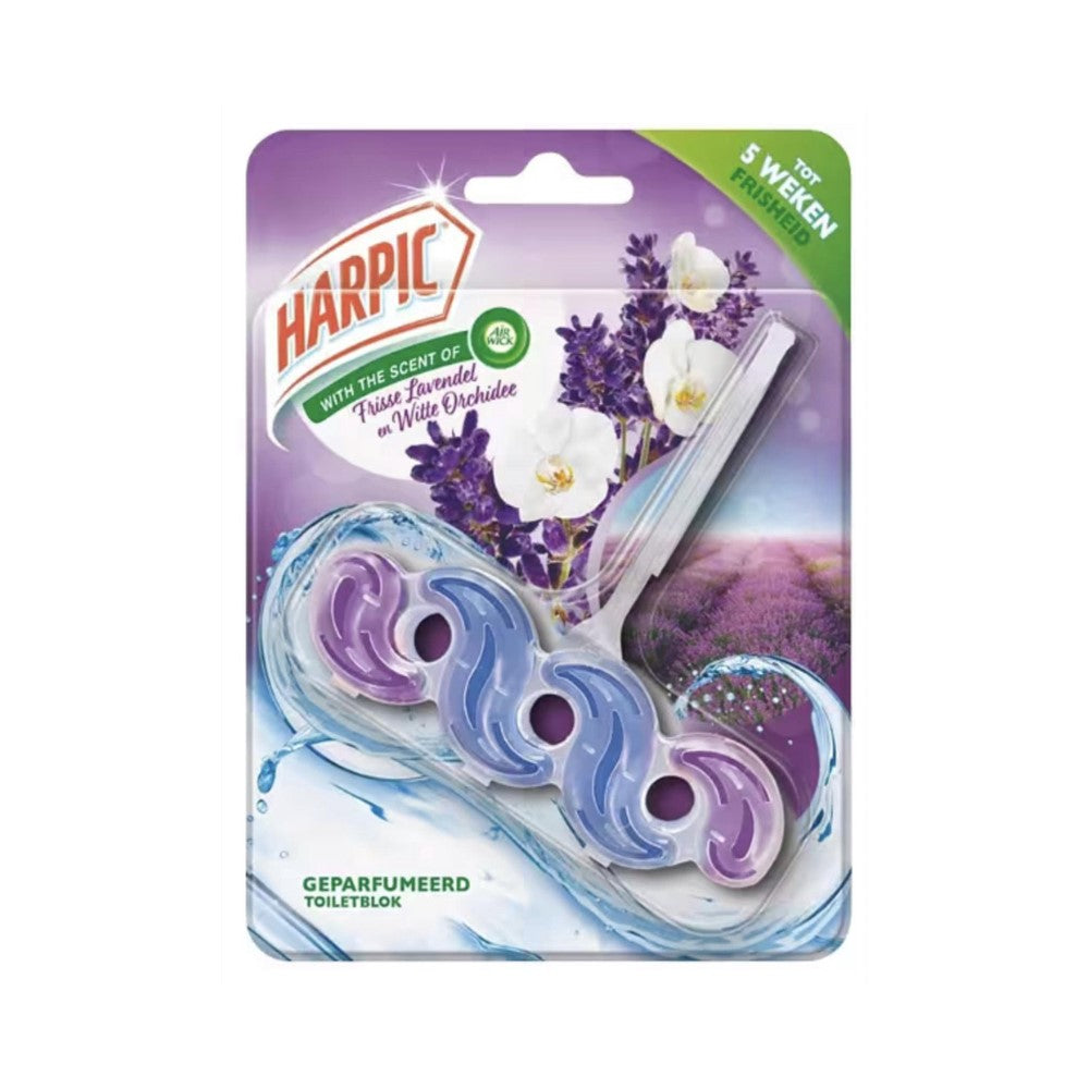 Harpic - Toiletblok - Fresh Lavender & White Orchid - 35g