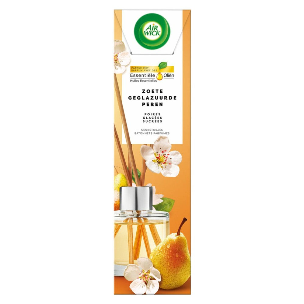 Air Wick - Luchtverfrisser - Riet Verspreiders - Sweet Caramelized Pear - 40ml