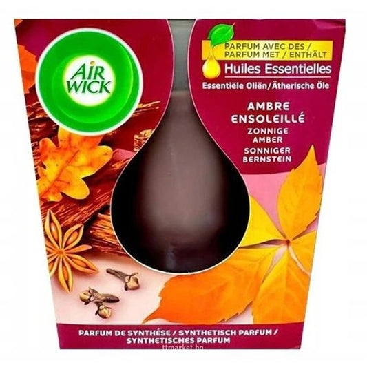 Air Wick - Geurkaars - Zonnige Amber - 105g