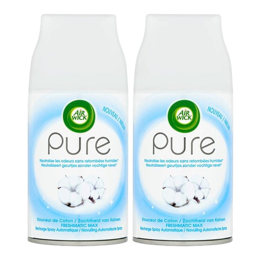 Air Wick - Luchtverfrisser - Navulling - Soft Cotton - 2x250ml