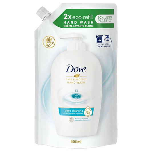 Dove - Handzeep - Navulling - Care & Protect - Deep Cleansing - 500ml