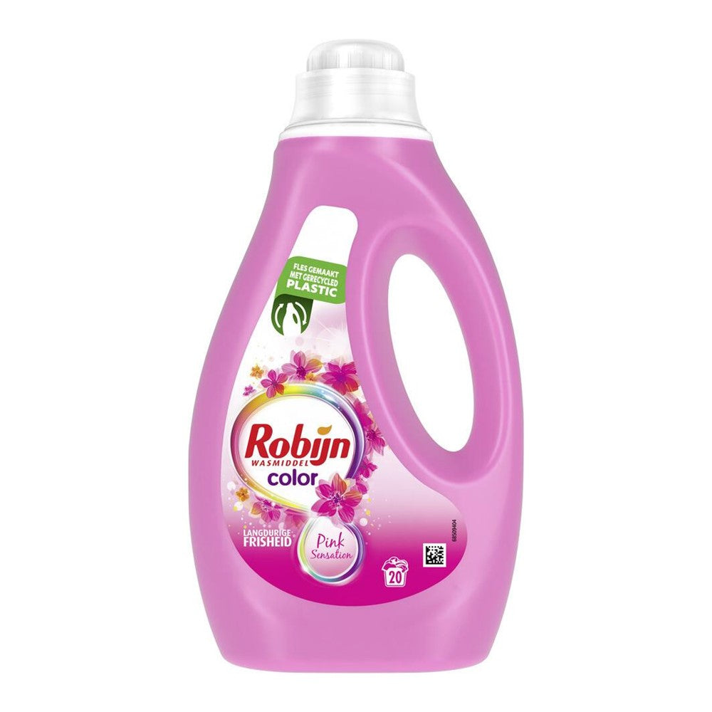 Robijn - Wasmiddel - Vloeibaar - Color - Pink Sensation - 20Wb/1L