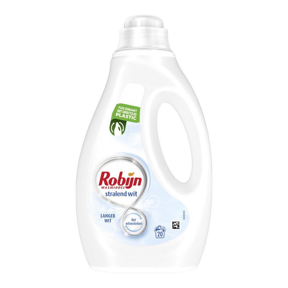 Robijn - Wasmiddel - Vloeibaar - Stralend Wit - 20Wb/1000ml