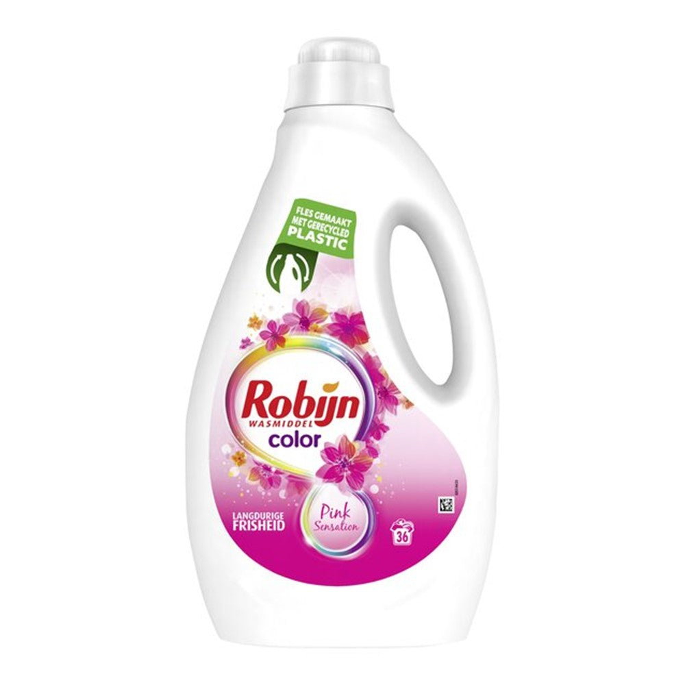 Robijn - Wasmiddel - Vloeibaar - Color - Pink Sensation - 36Wb/1.8L