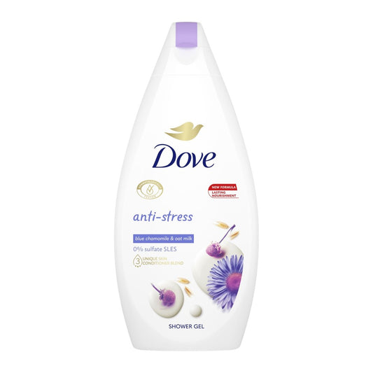 Dove - Douchegel - Anti Stress - Blue Chamomile & Oat Milk - 250ml