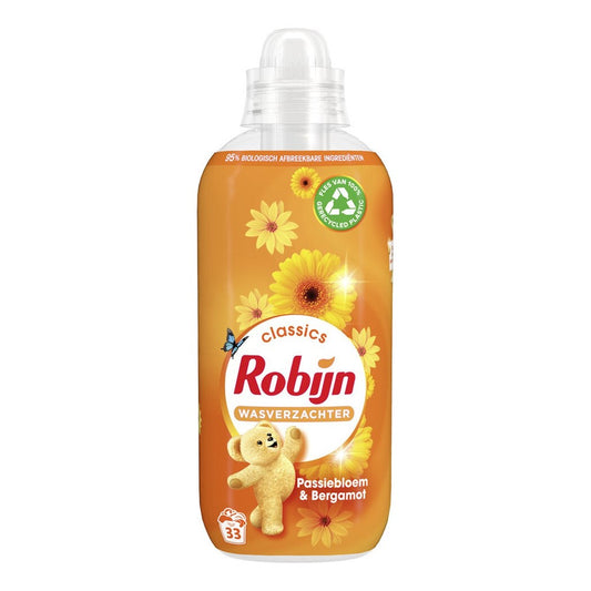 Robijn - Wasverzachter - Vloeibaar - Classics - Passiebloem & Bergamot - 33Wb/825ml