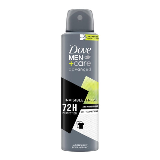 Dove Men + Care - Deodorant - Spray - Advanced - Invisible Fresh - 150ml