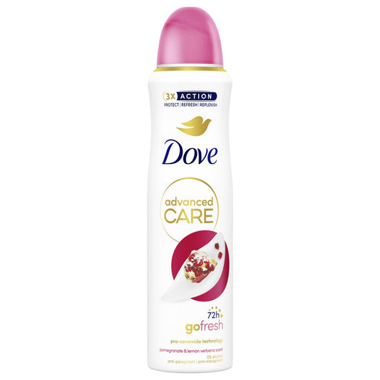 Dove - Deodorant - Spray - Advanced Care - Pomegranate & Lemon Verbena Scent - 150ml