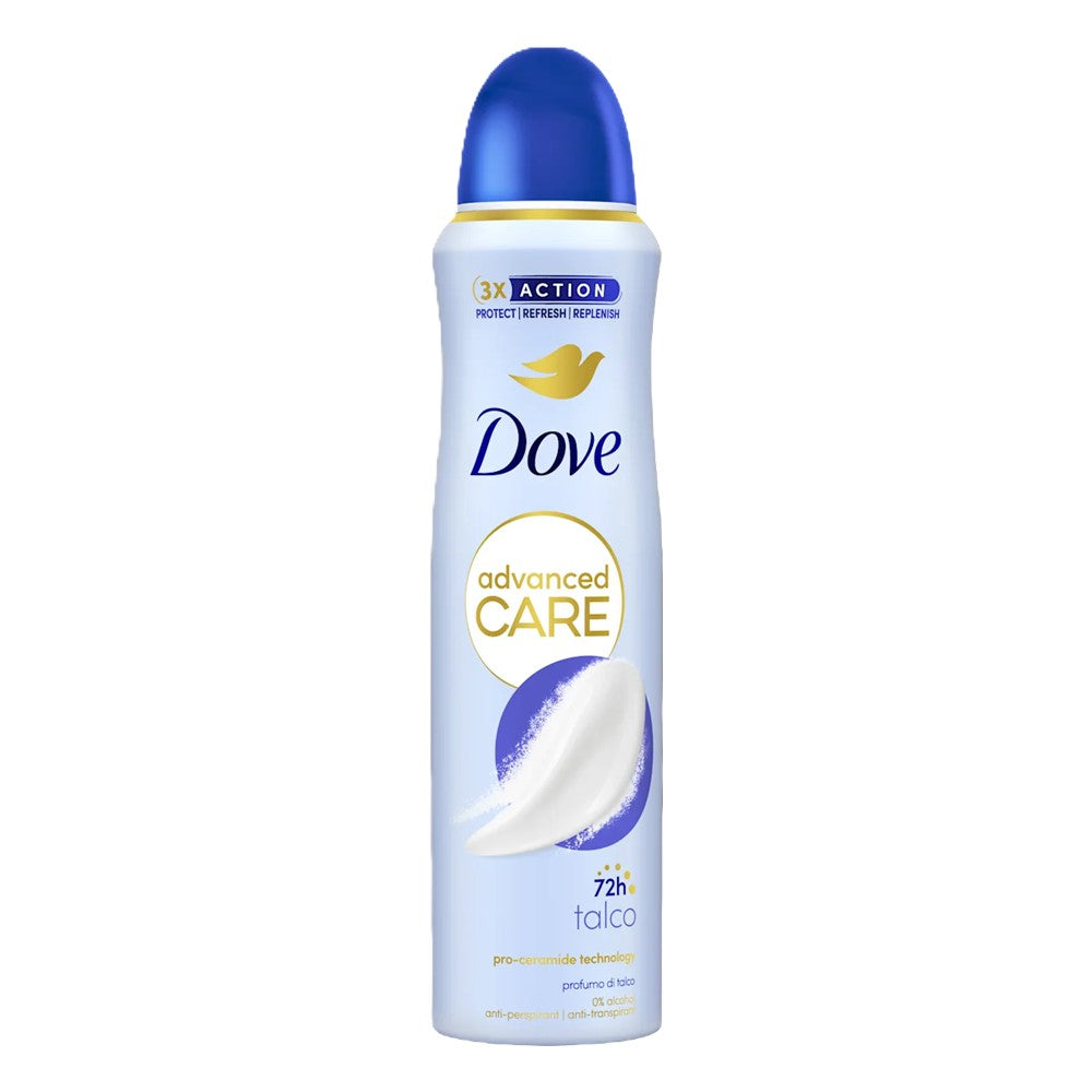 Dove - Deodorant - Spray - Advanced Care - Talco - 150ml