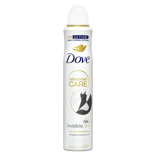 Dove - Deodorant - Spray - Advanced Care - Invisible Dry - 72h - 200ml